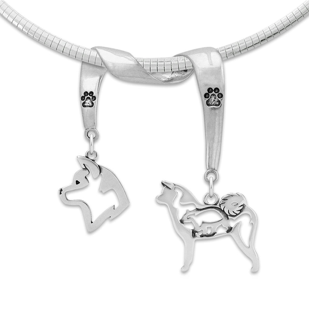 Akita Luxury Necklace in Sterling Silver