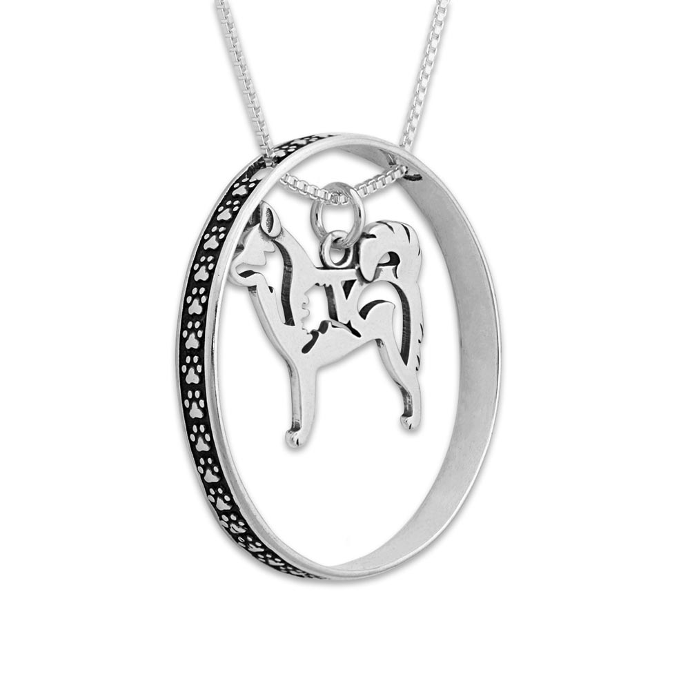 Popular Alaskan Klee Kai Necklace