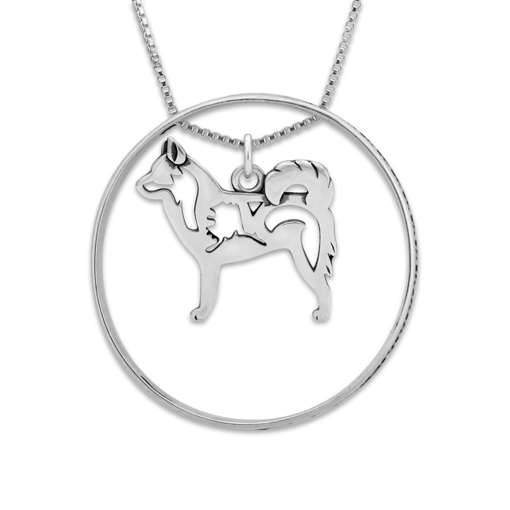 Popular Alaskan Klee Kai Necklace