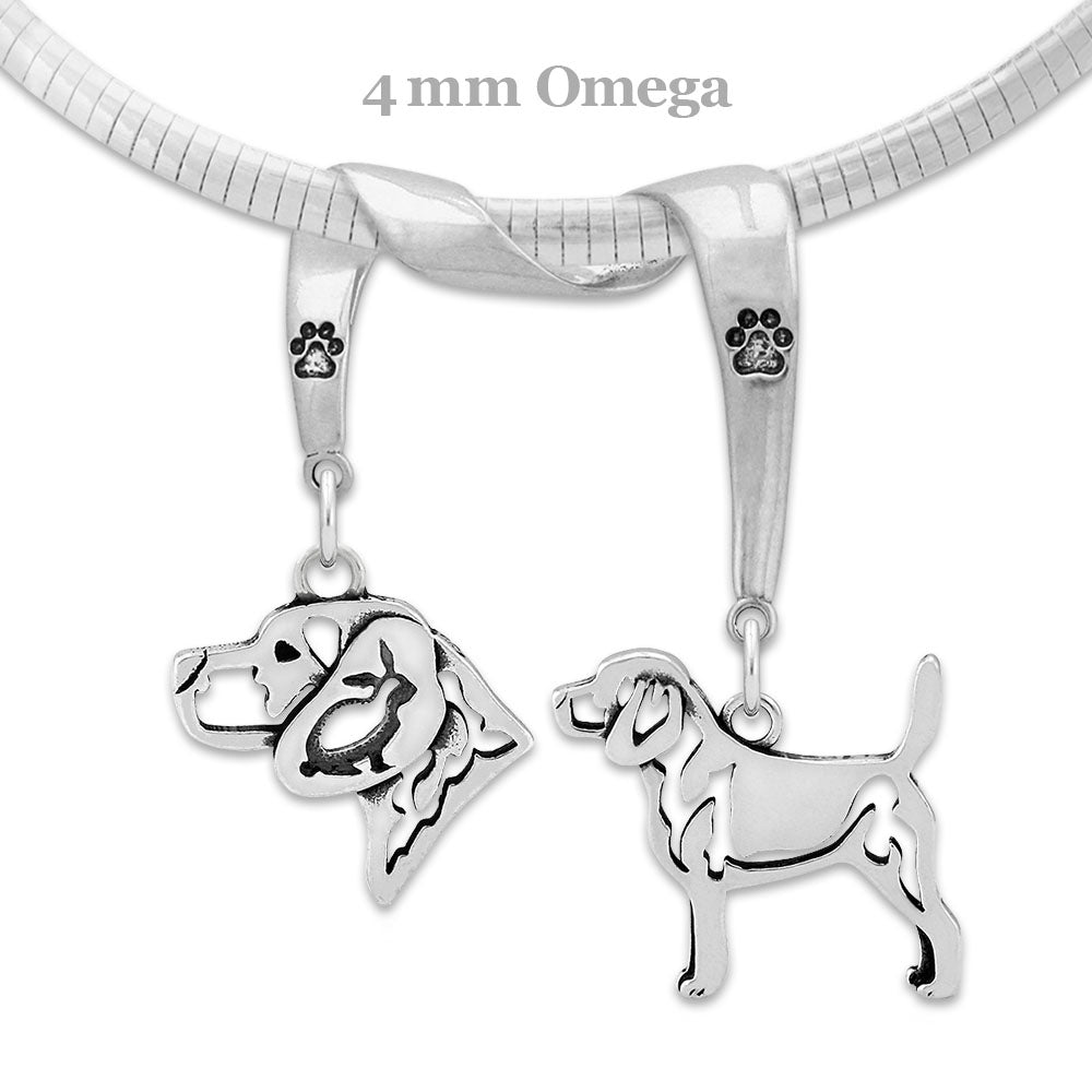 Beagle Luxury Necklace in Sterling Silver