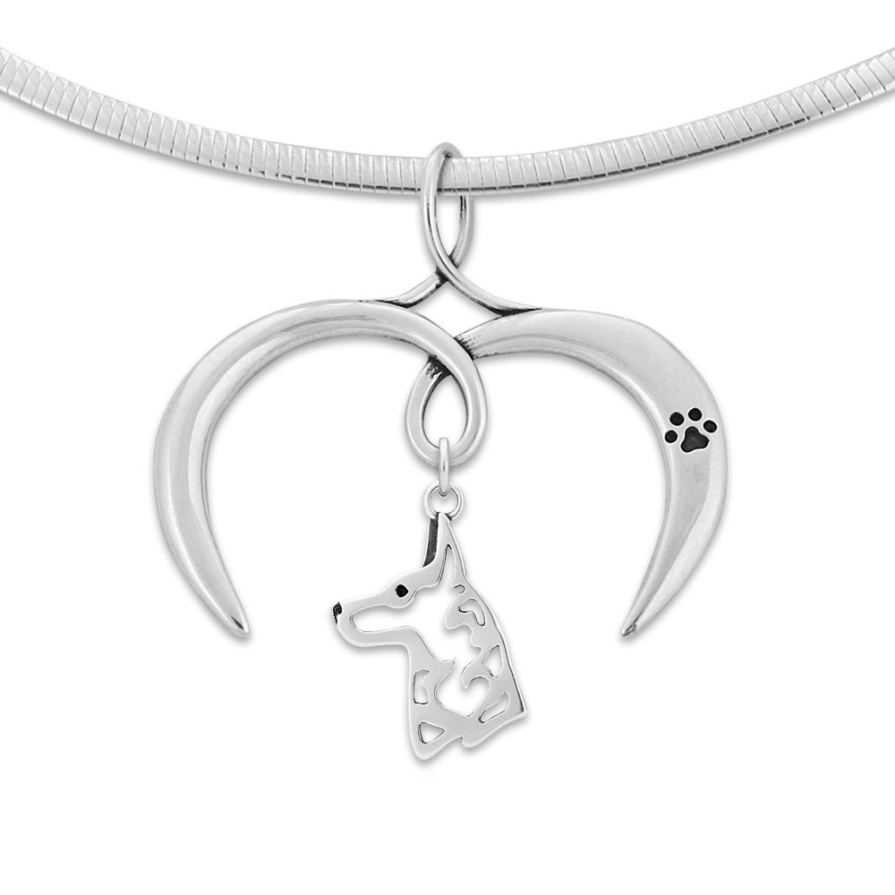 I Love My Belgian Malinois Necklace