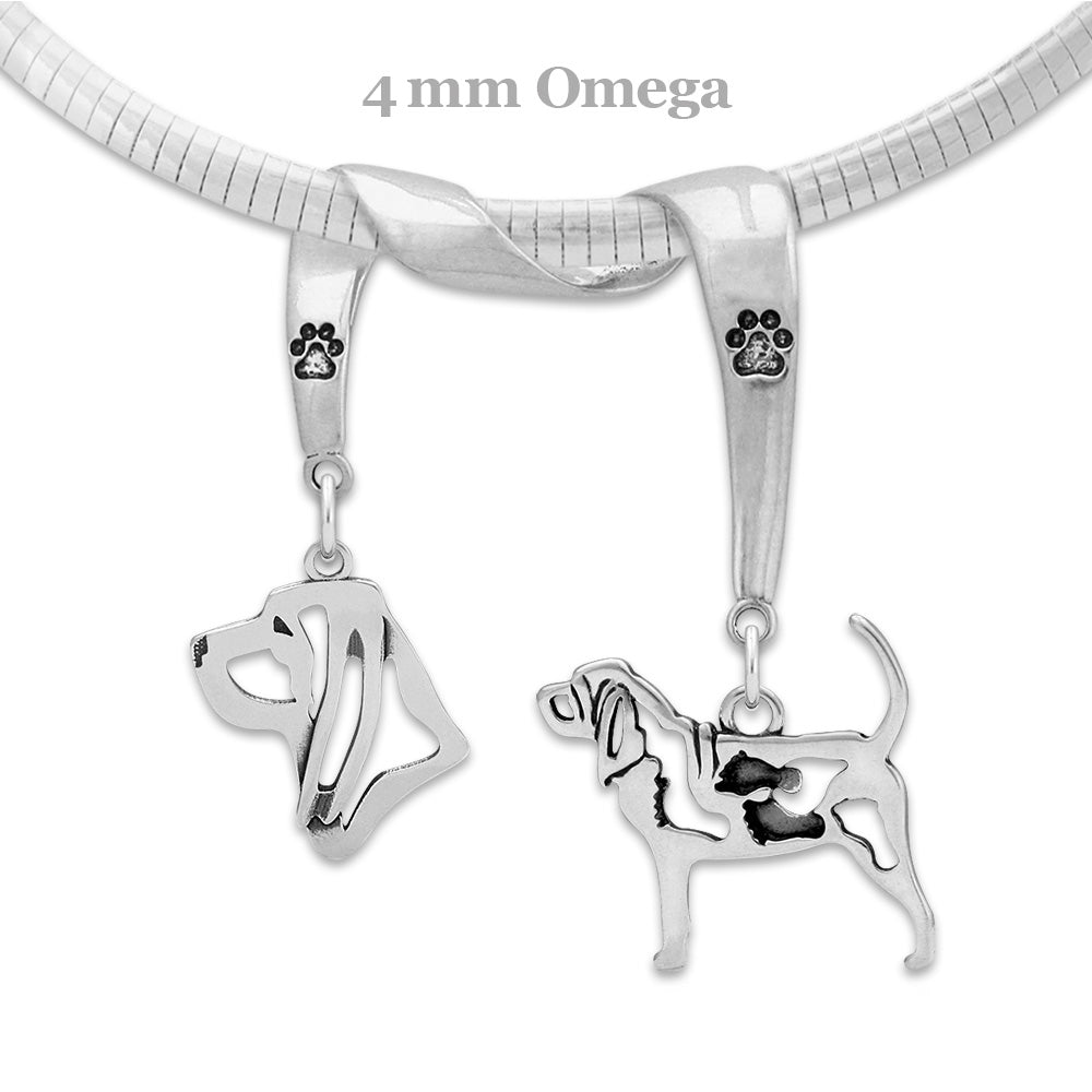 Bloodhound Luxury Necklace in Sterling Silver