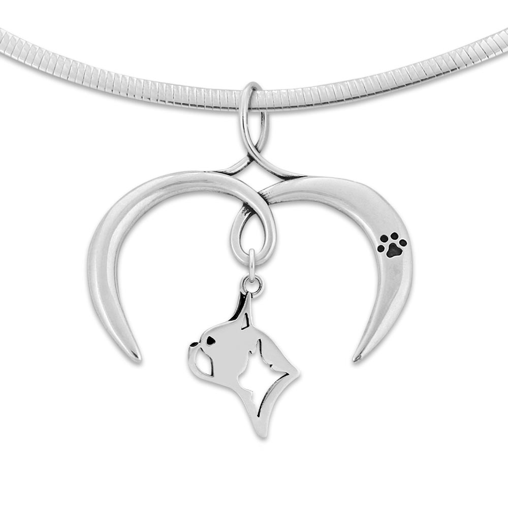 I Love My Boston Terrier Necklace
