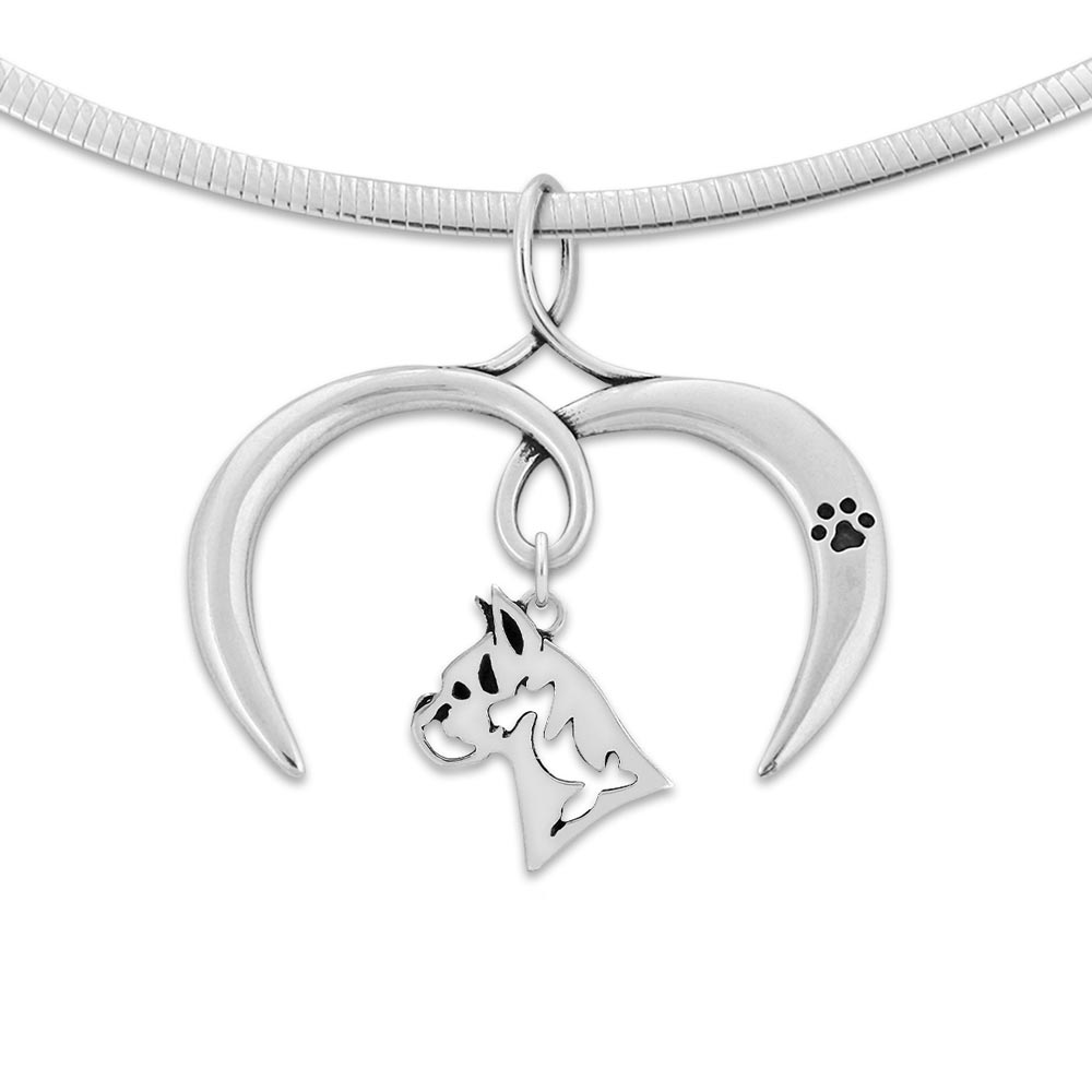 I Love My Boxer Necklace