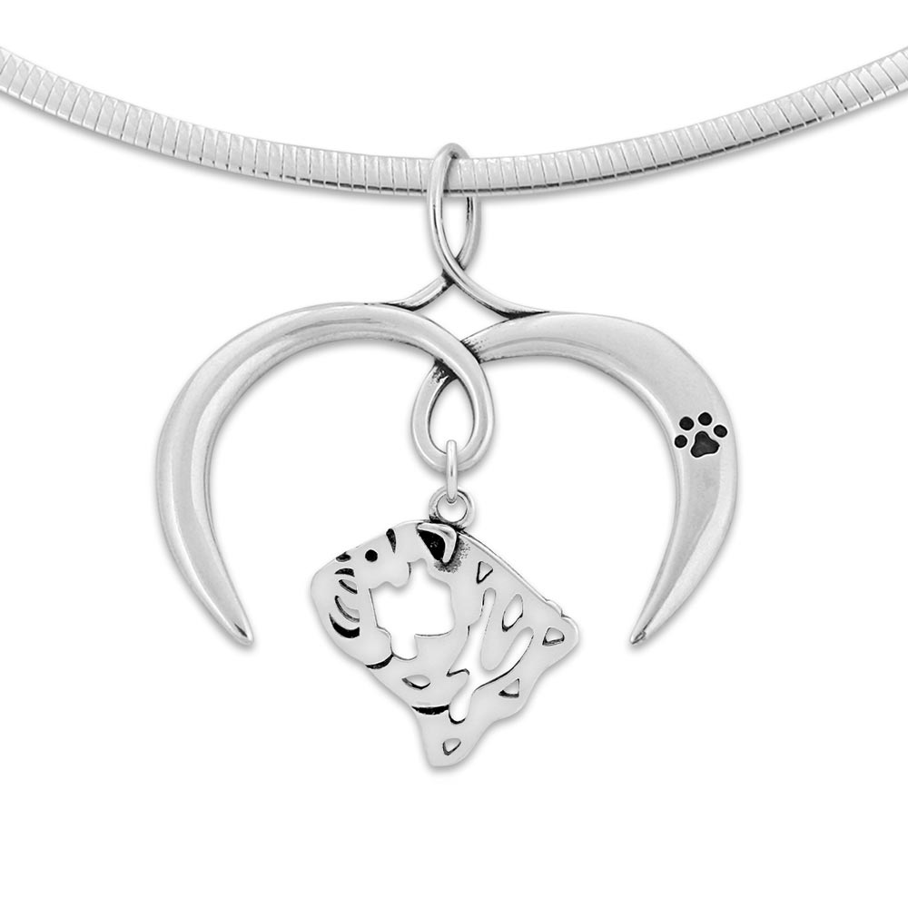 I Love My Bulldog Necklace