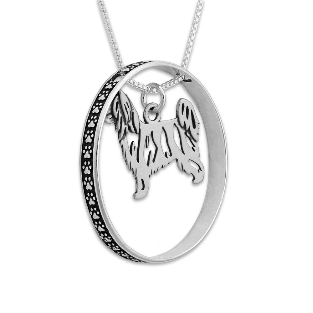 Chinese Crested Statement Necklace