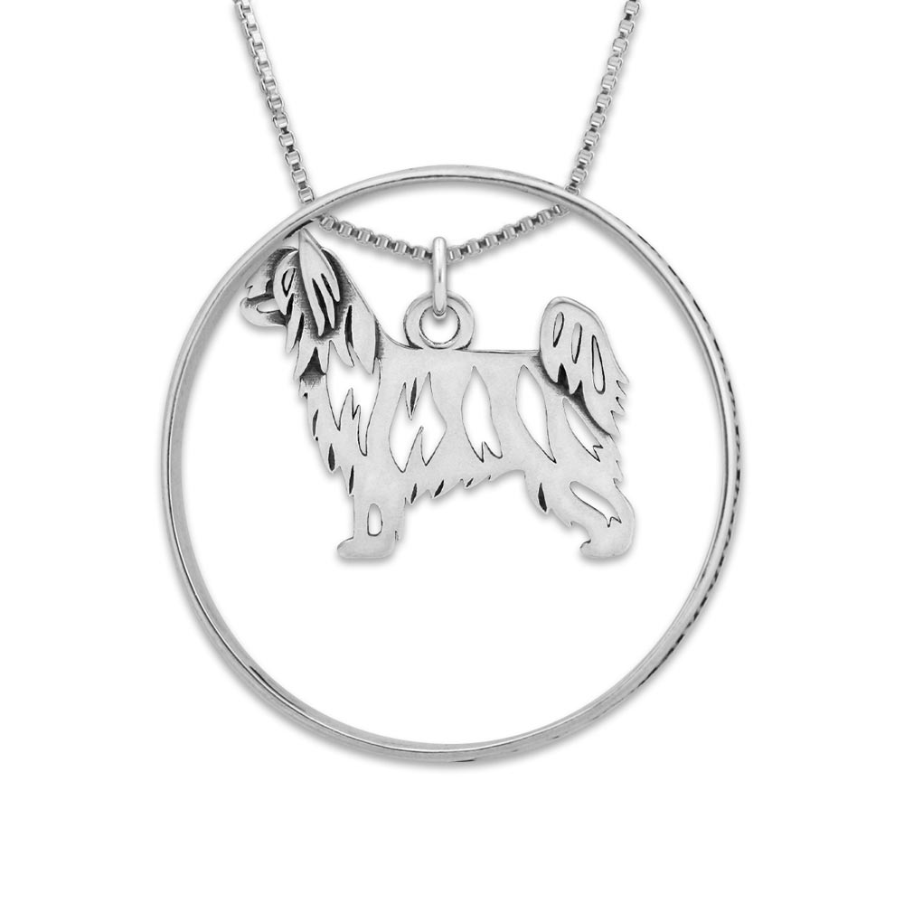 Chinese Crested Statement Necklace