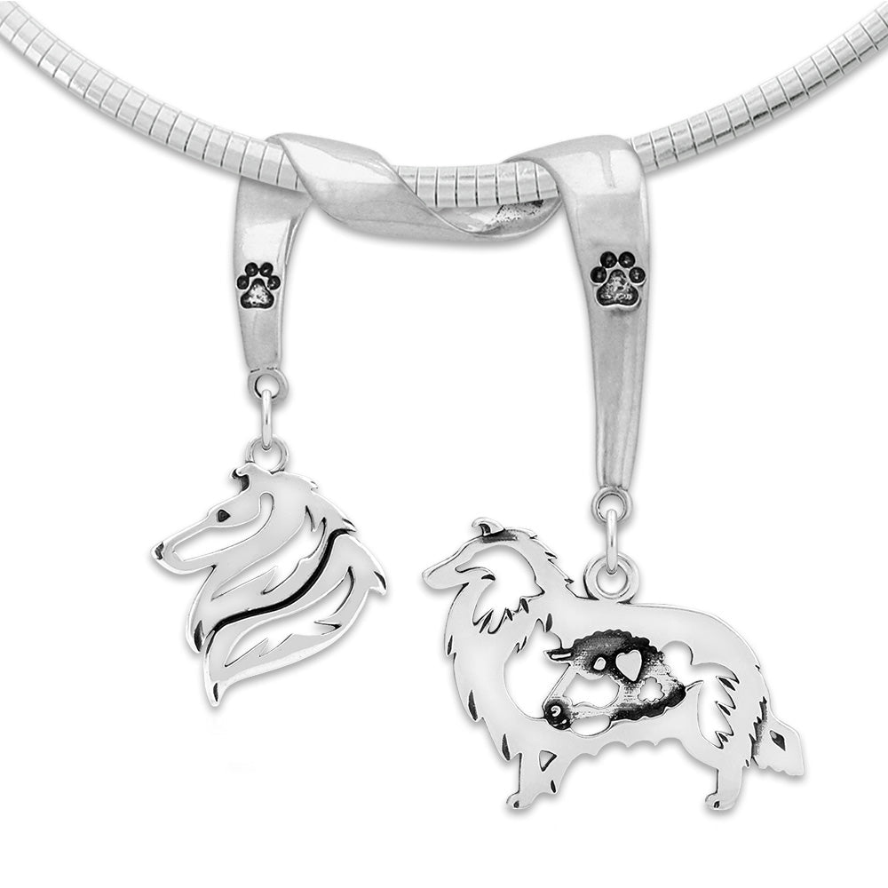Collie Luxury Necklace in Sterling Silver