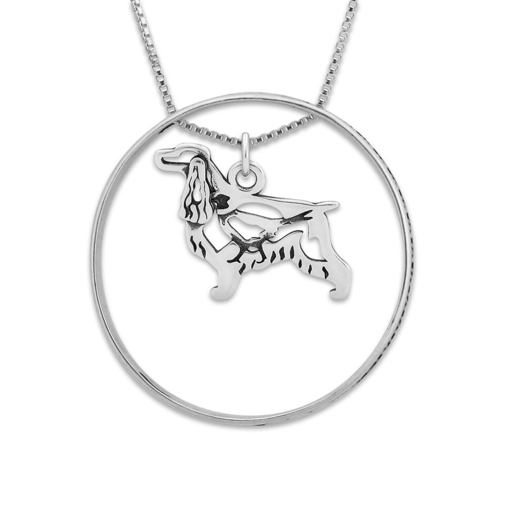 Popular English Cocker Spaniel Necklace