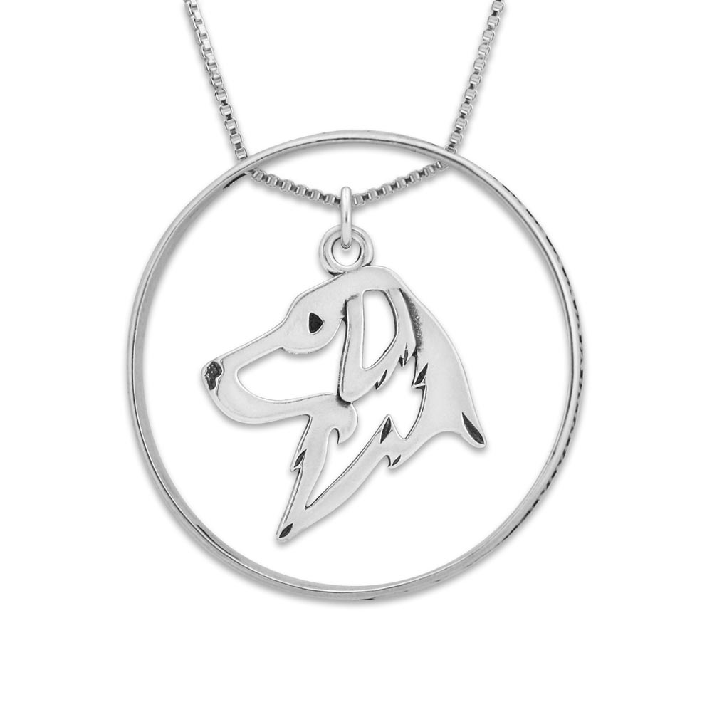 Top Rated Flat-Coated Retriever Necklace