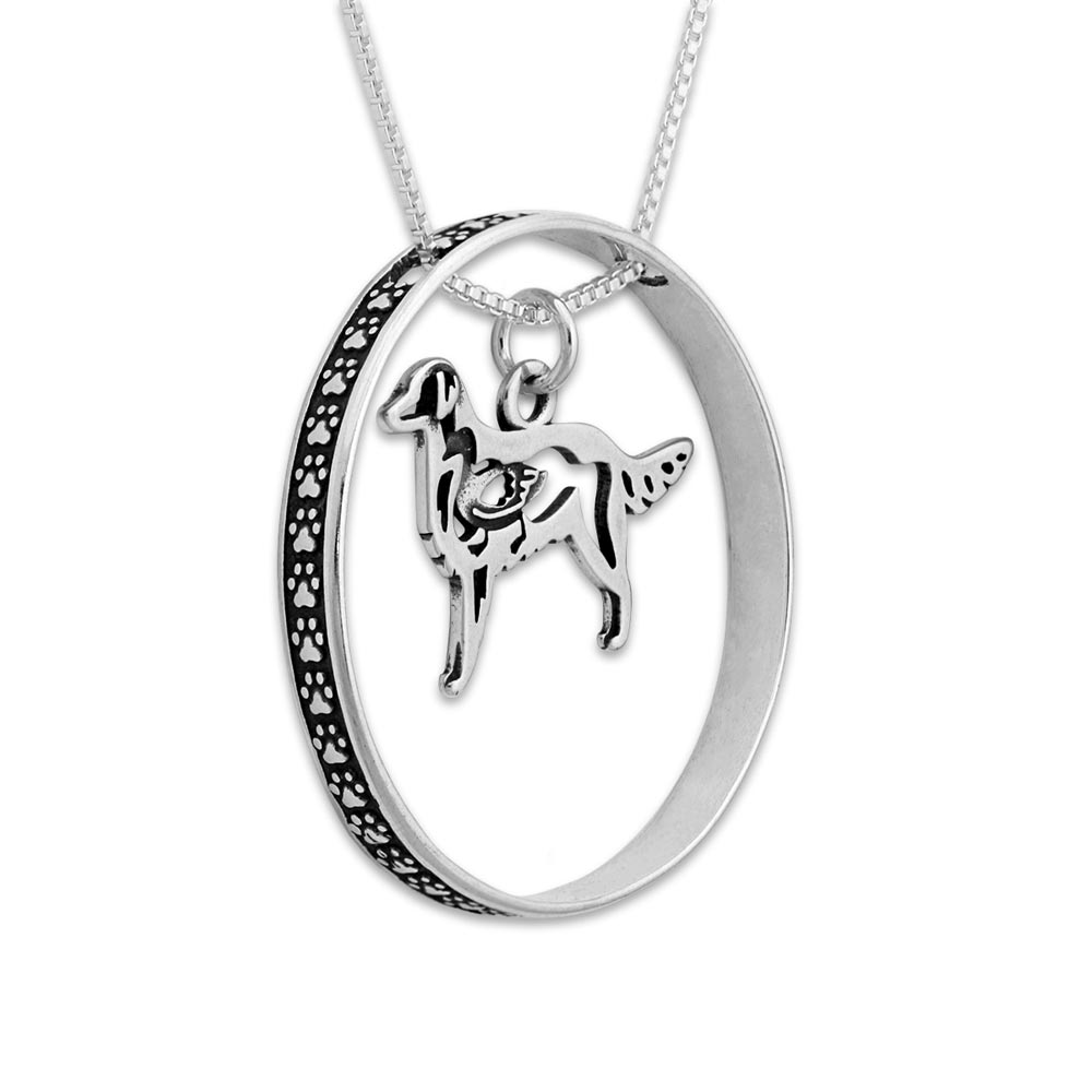 Popular Flat-Coated Retriever Necklace