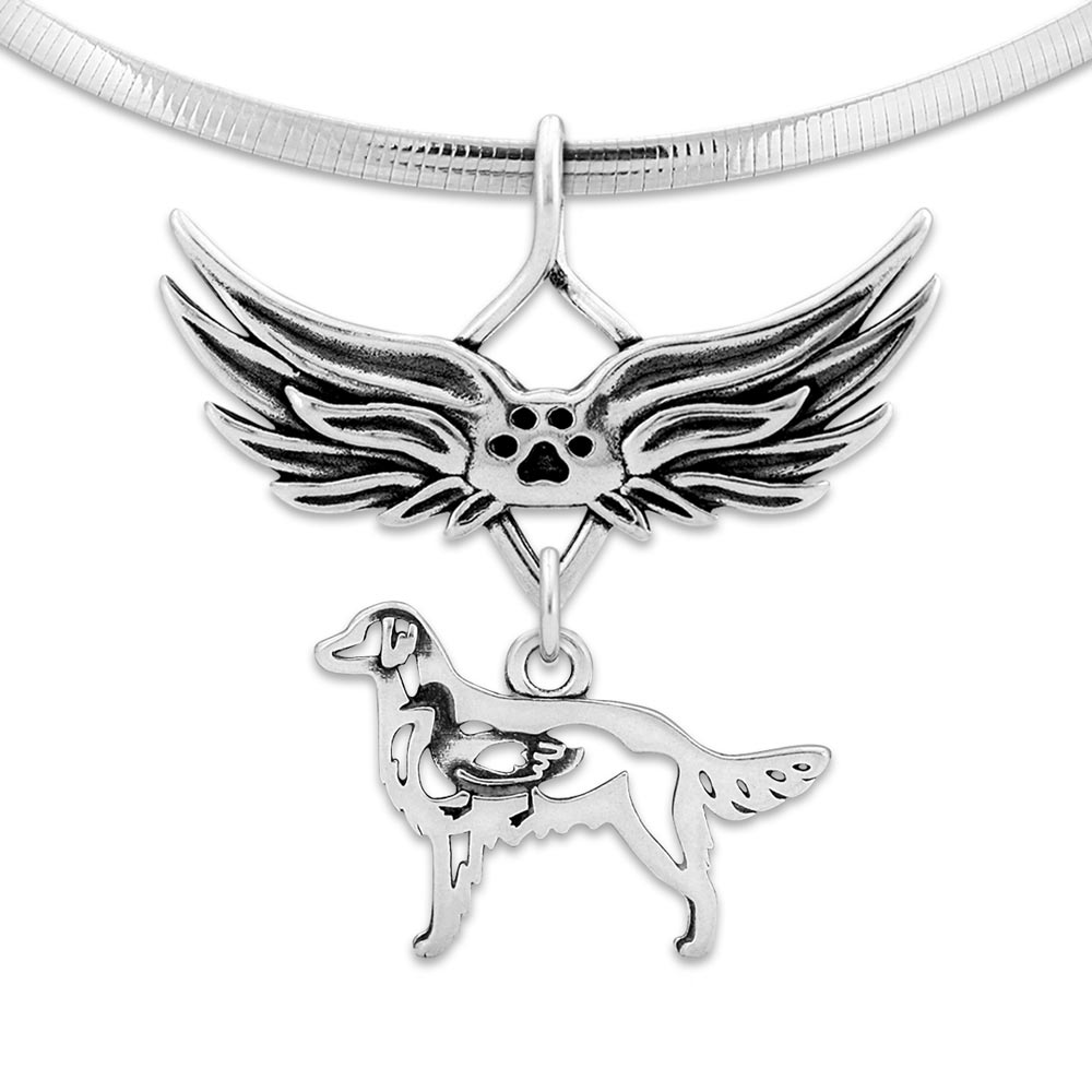 Flat-Coated Retriever Remembrance Necklace