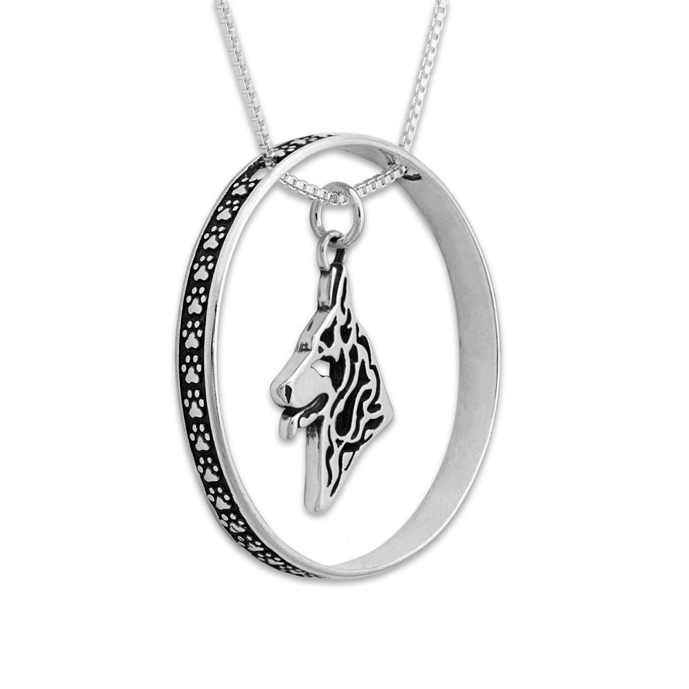 Top Rated German Shepherd Dog Necklace