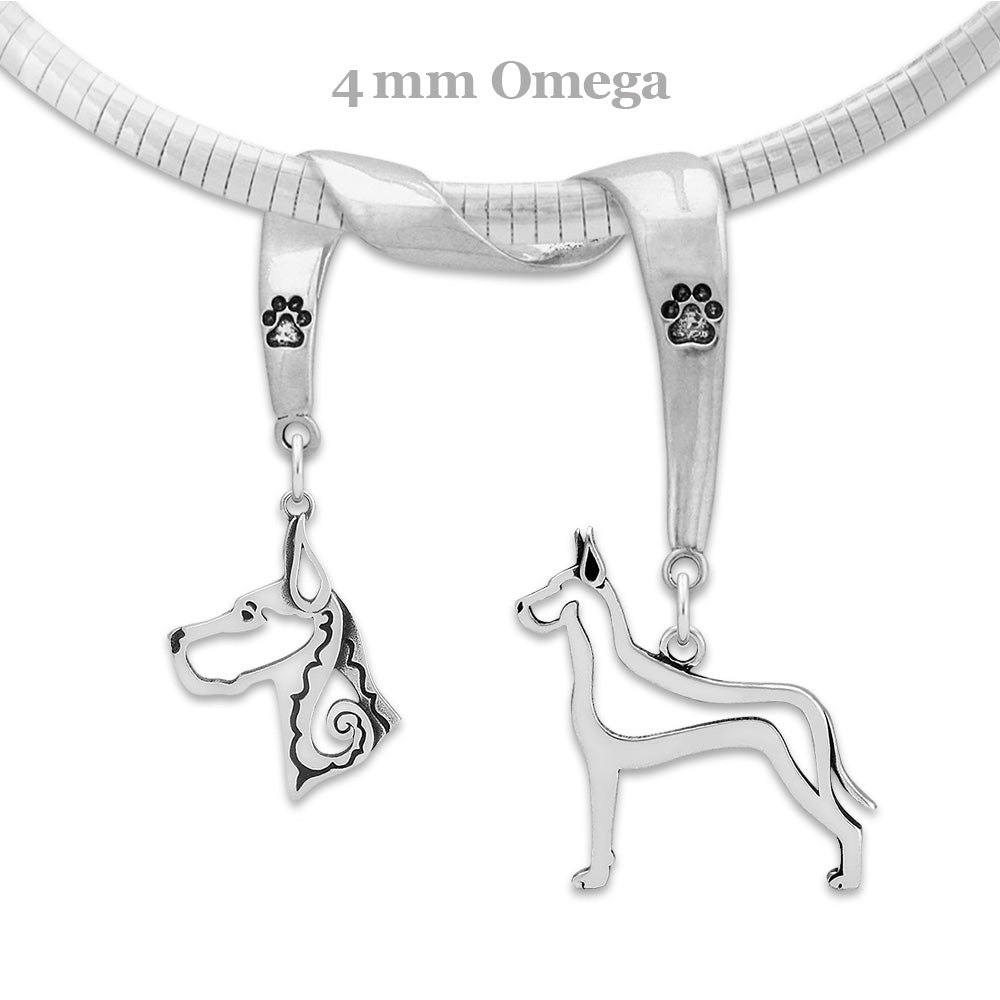 Great Dane Luxury Necklace in Sterling Silver