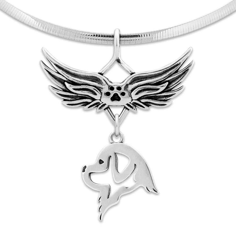 Newfoundland Angel Wing Necklace