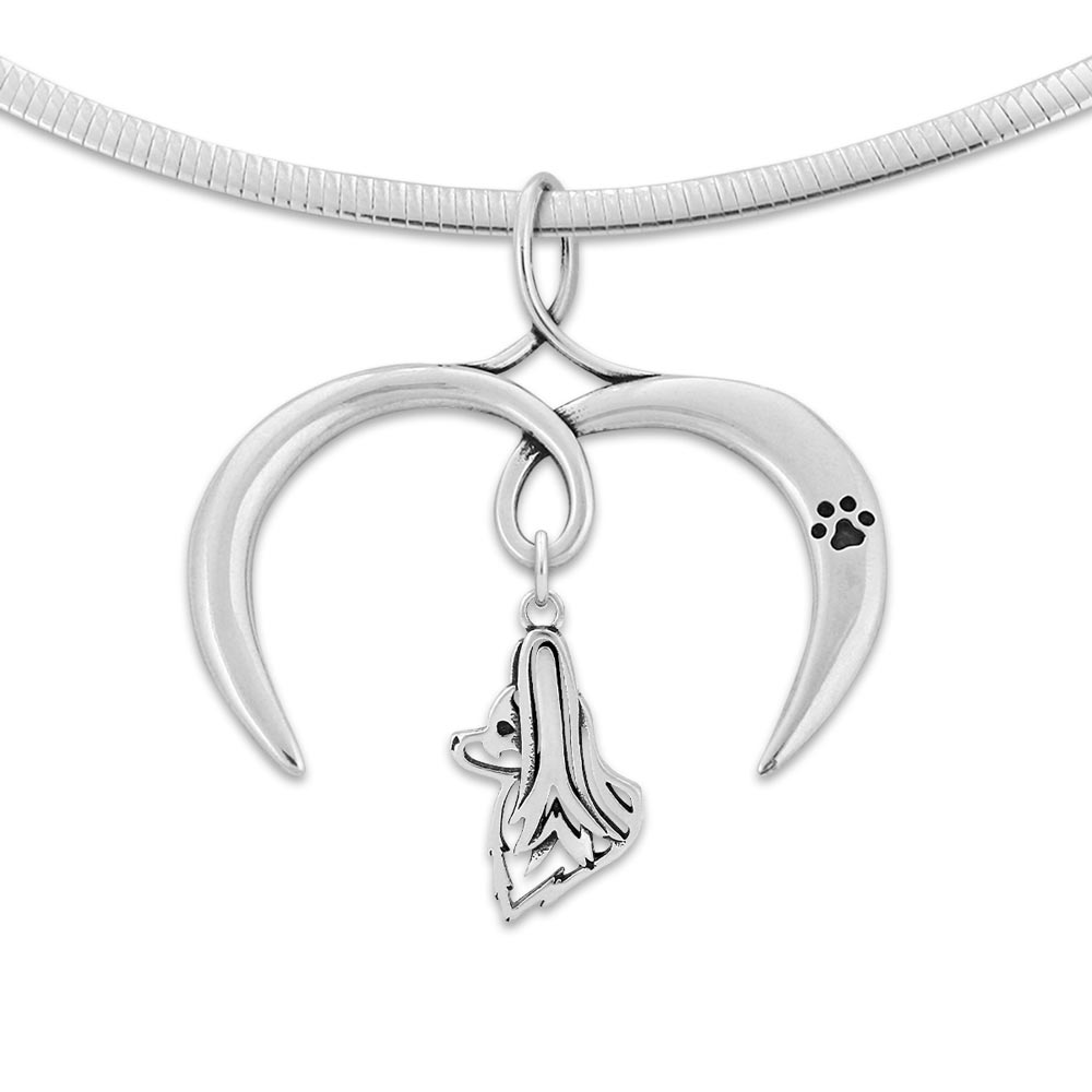 I Love My Papillon Necklace