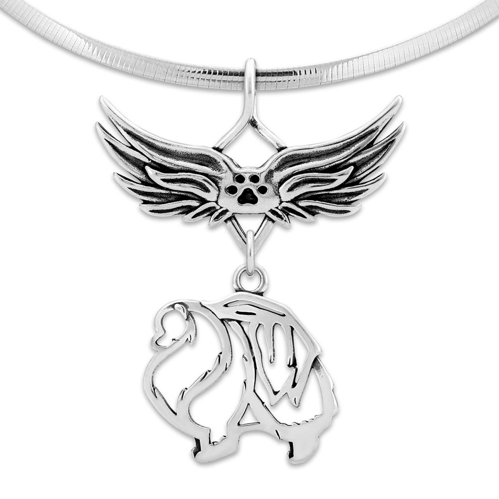 Pomeranian Remembrance Necklace