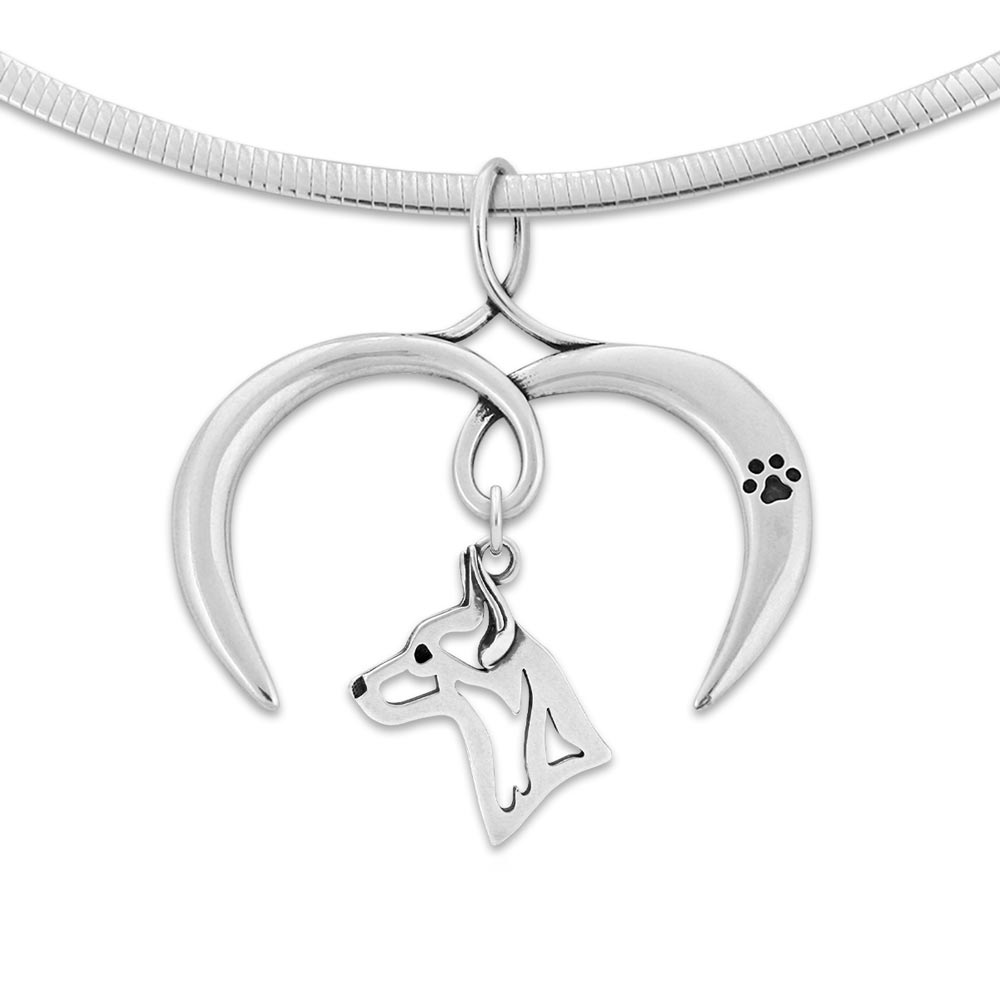 I Love My Rat Terrier Necklace