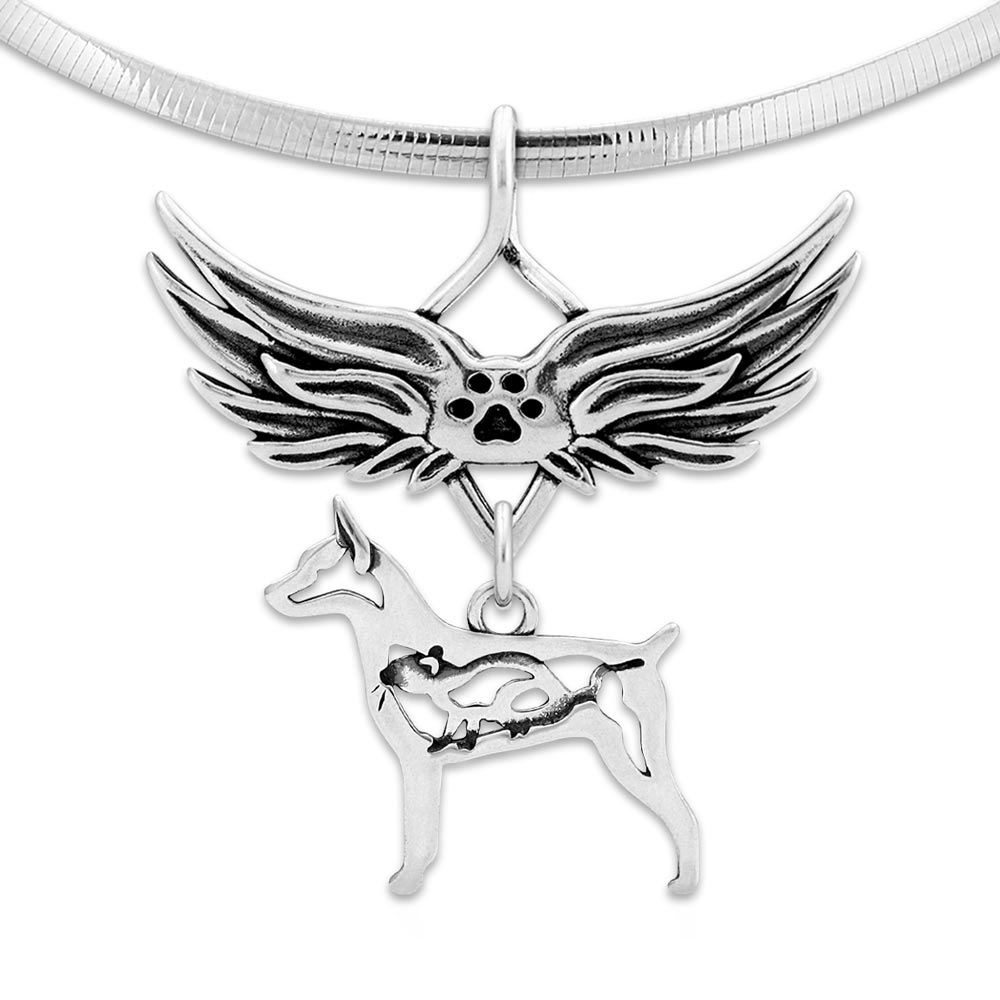 Rat Terrier Remembrance Necklace