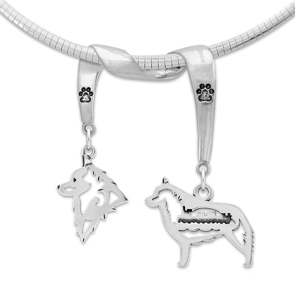 Schipperke Luxury Necklace in Sterling Silver
