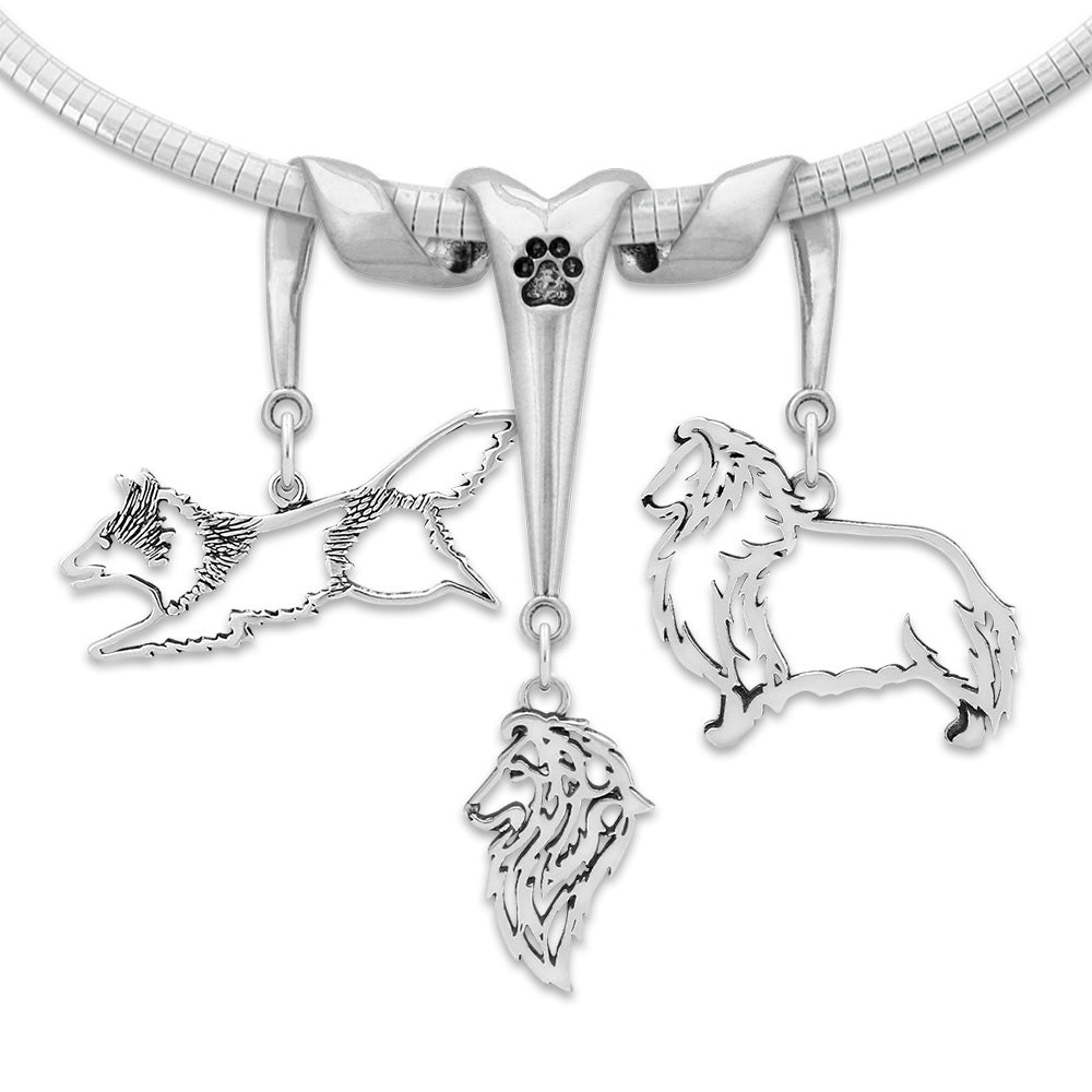 Luxury Shetland Sheepdog Necklace