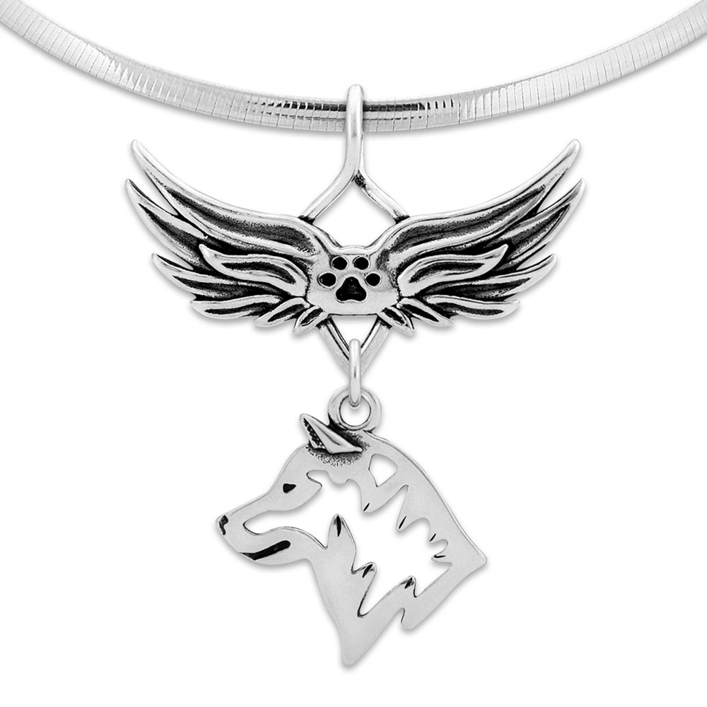 Shiba Inu Angel Wing Necklace