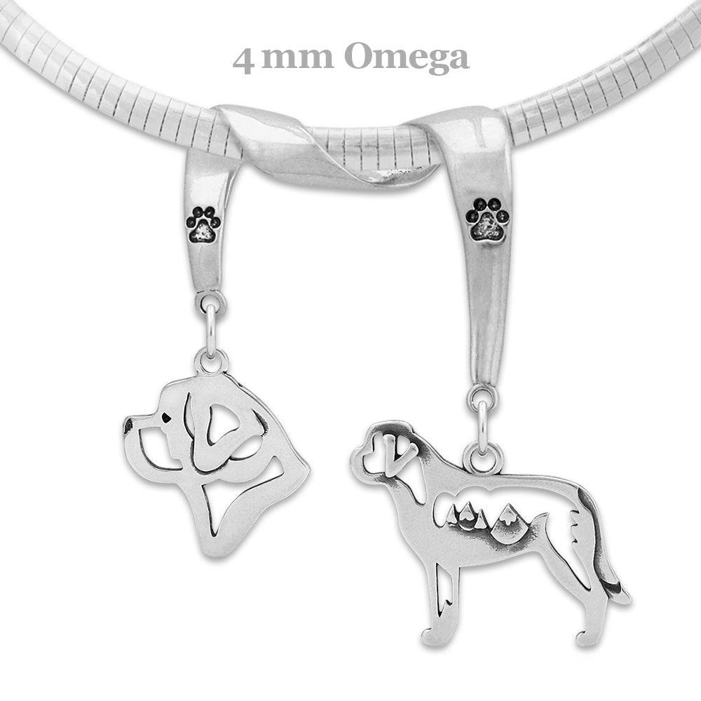 Saint Bernard Luxury Necklace in Sterling Silver