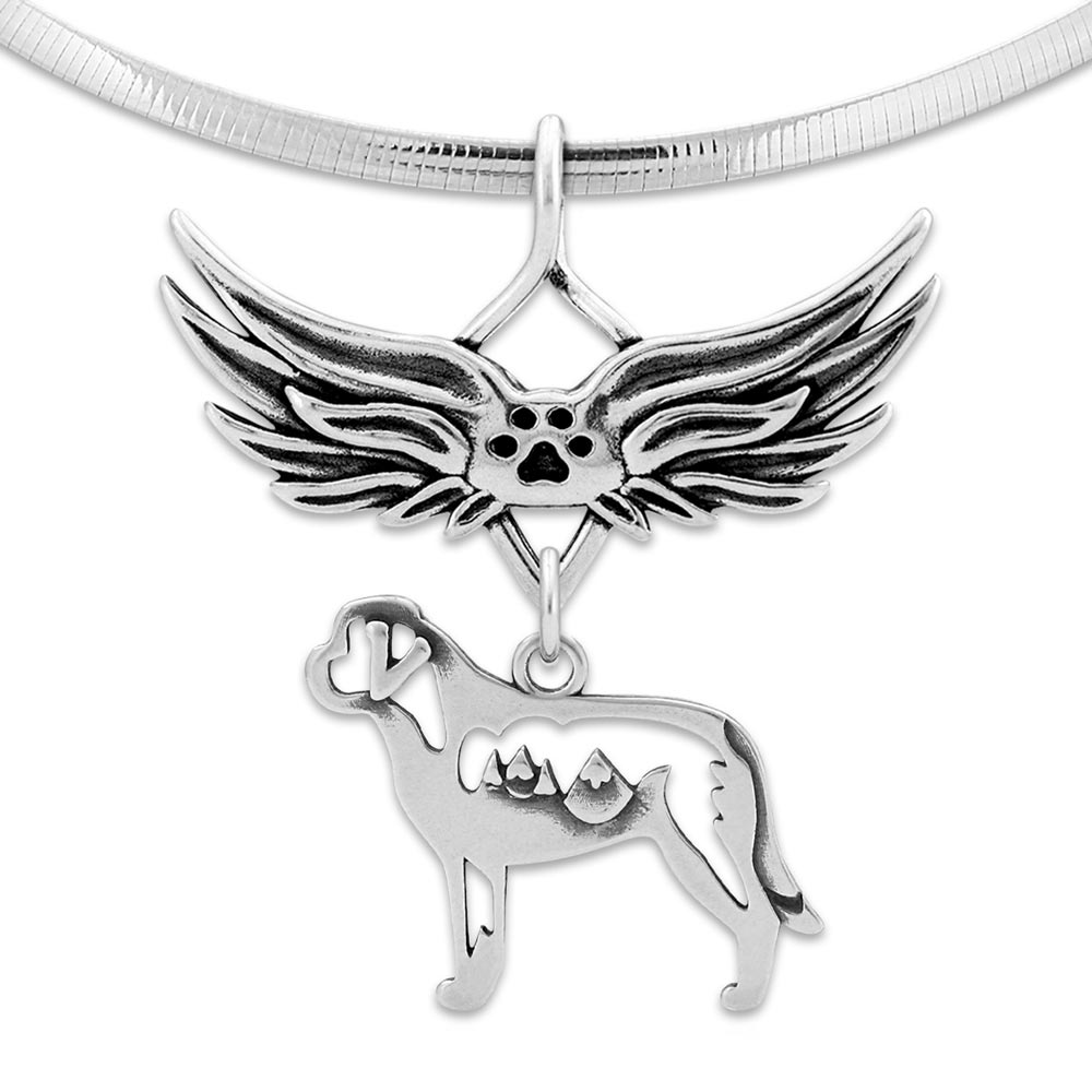 Saint Bernard Remembrance Necklace