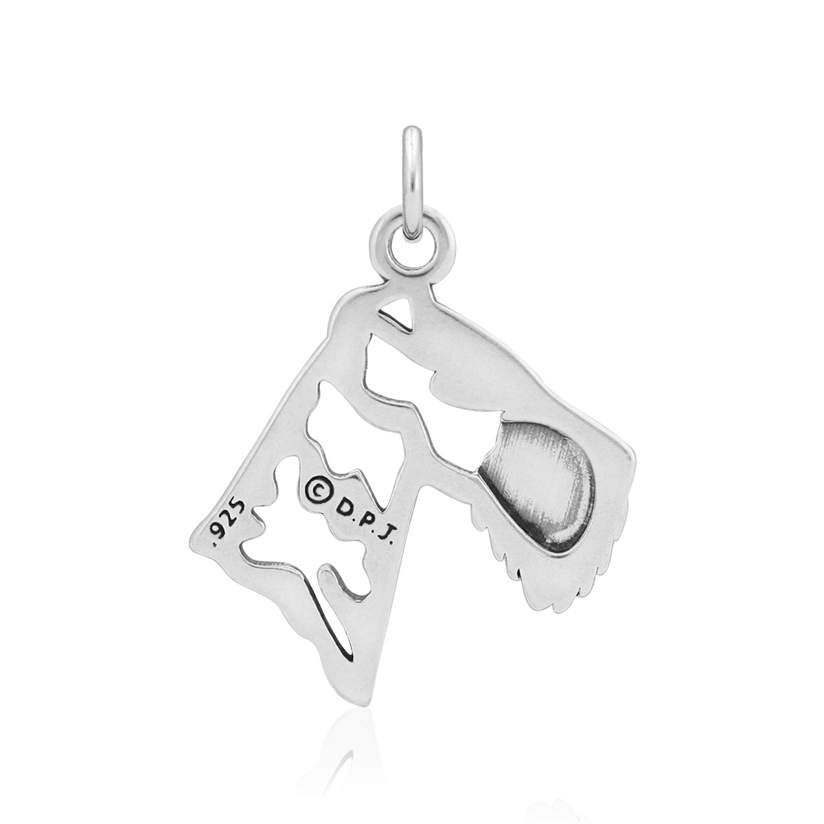 Airedale Terrier Necklace in Sterling Silver