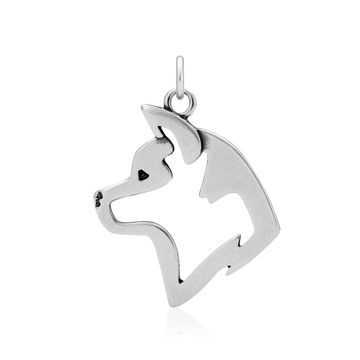 Akita Necklace in Sterling Silver