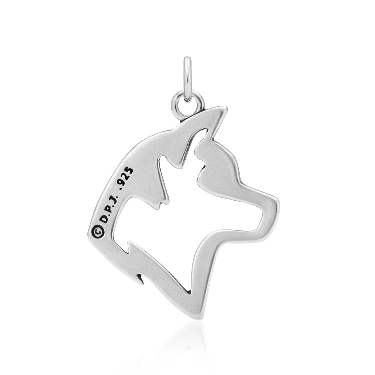 Akita Necklace in Sterling Silver