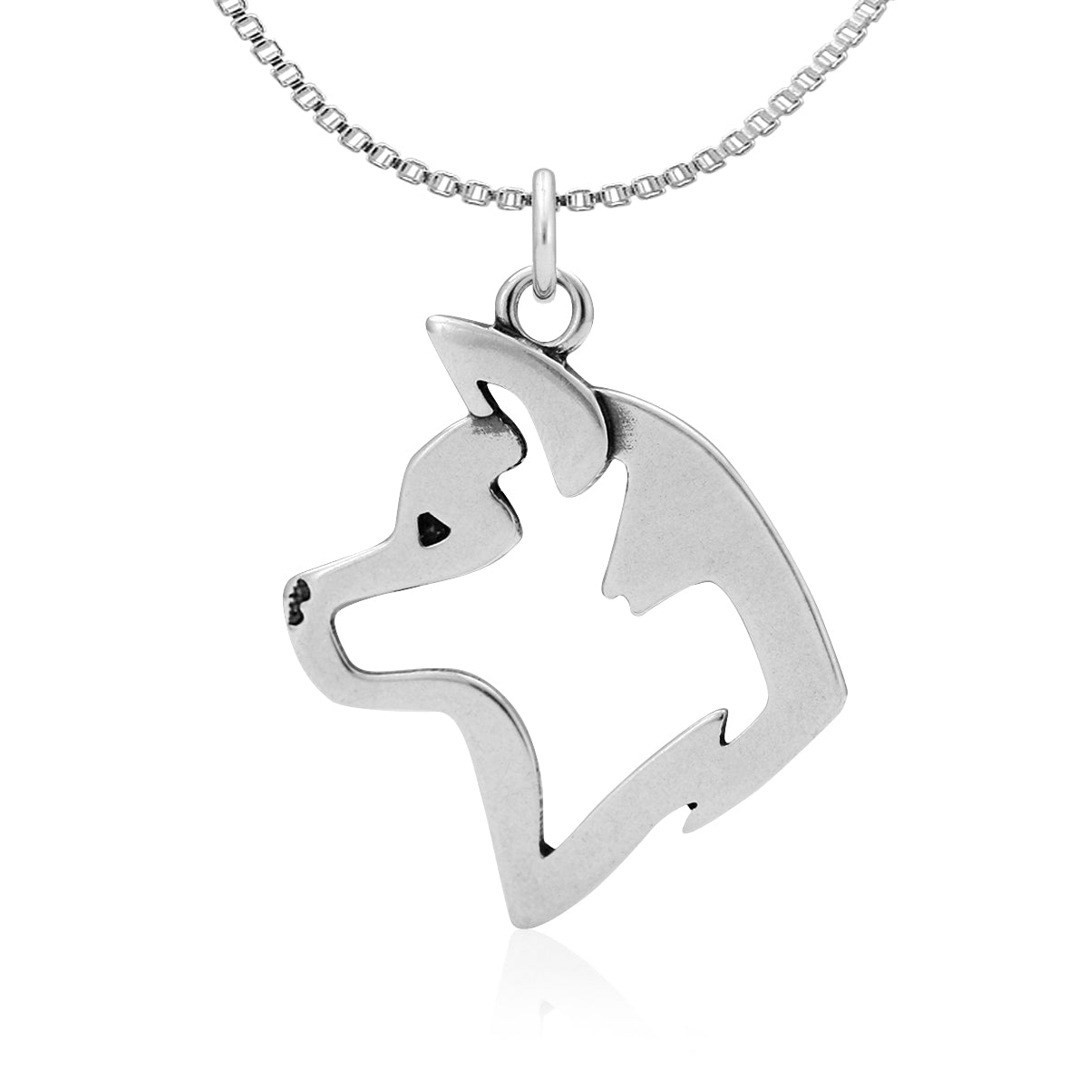 Akita Necklace in Sterling Silver