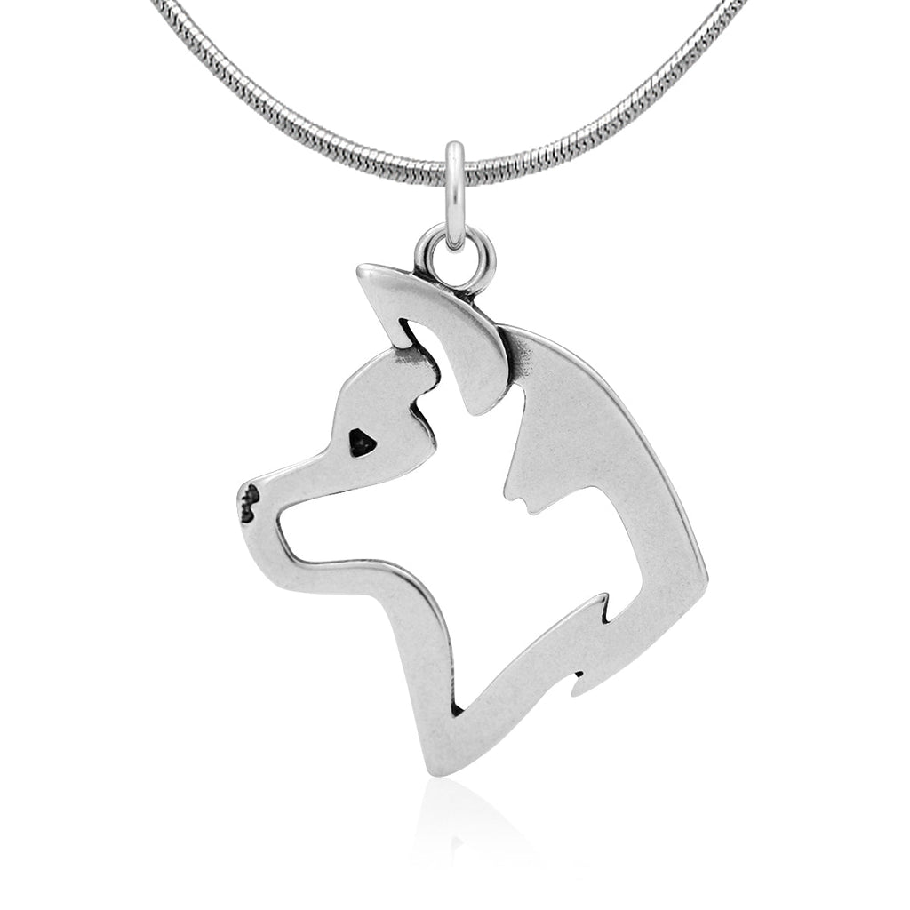 Akita Necklace in Sterling Silver