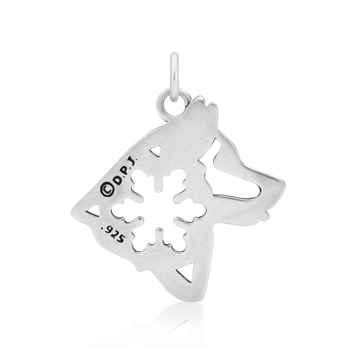 Alaskan Malamute Necklace in Sterling Silver