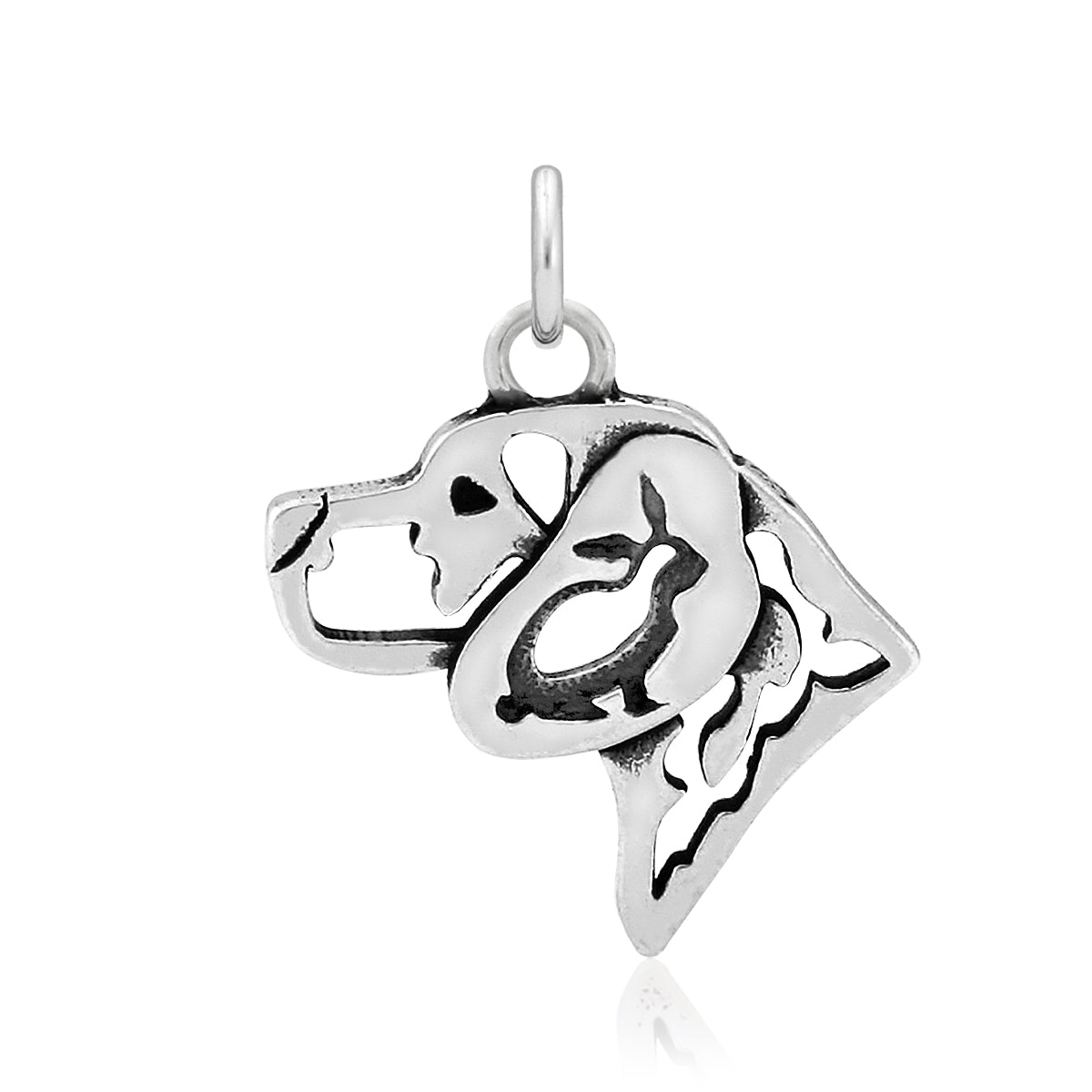 Beagle Necklace in Sterling Silver