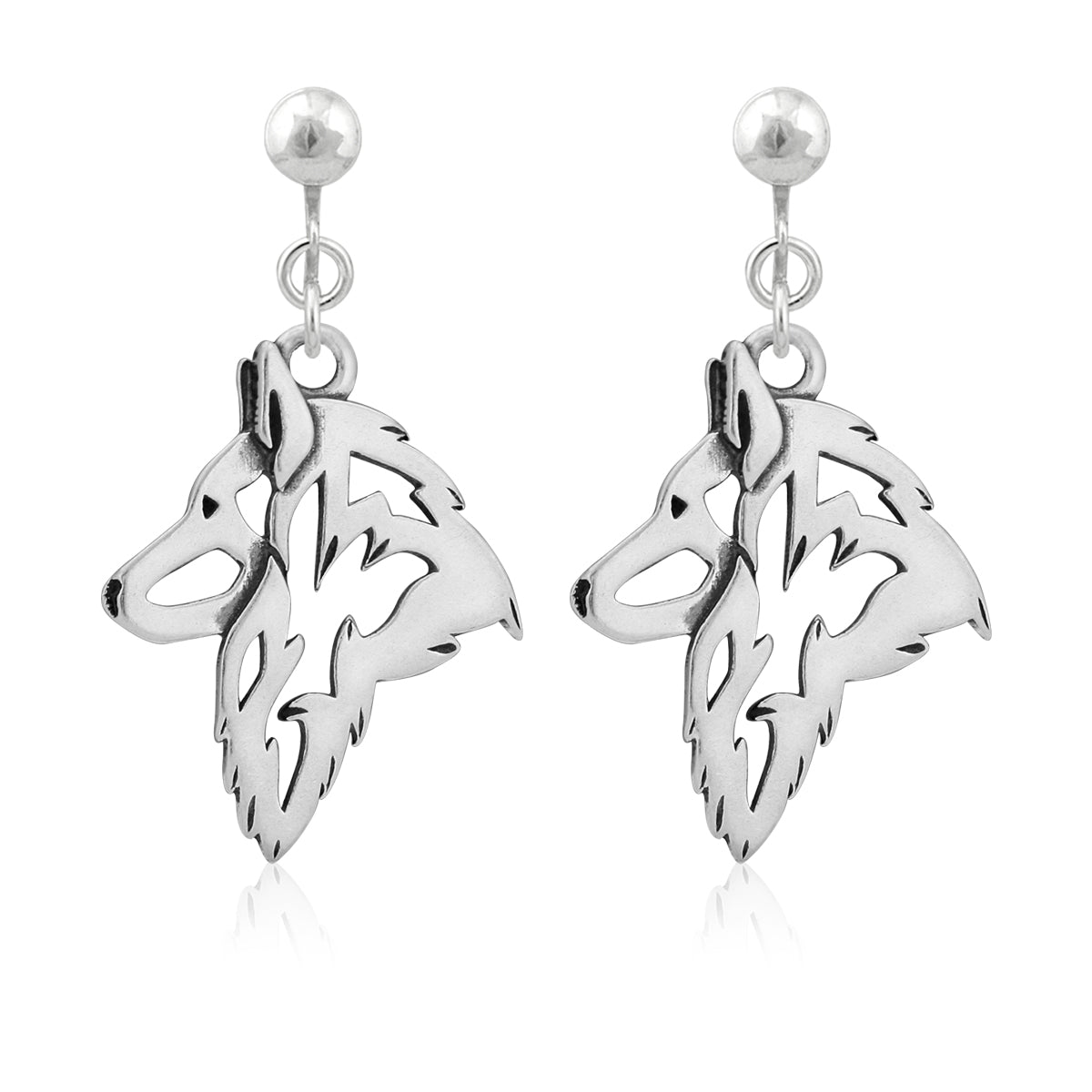 Belgian Tervuren Earrings in Sterling Silver