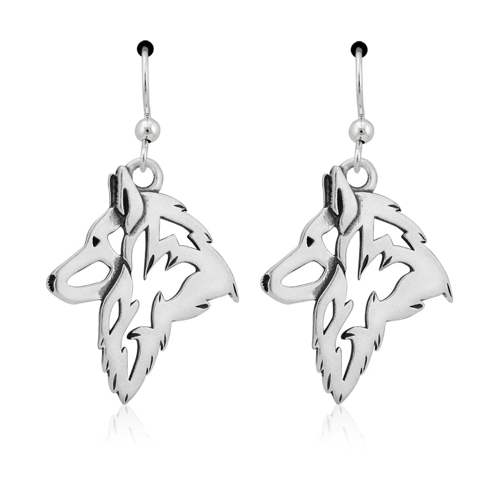 Belgian Tervuren Earrings in Sterling Silver