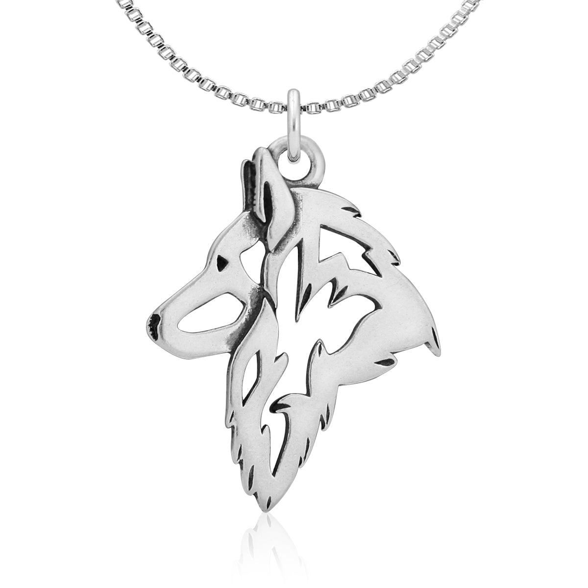 Belgian Tervuren Necklace in Sterling Silver