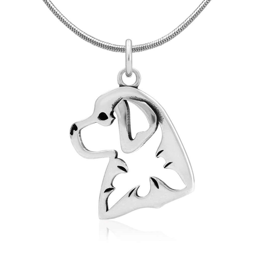 Bernese Mountain Dog Necklace in Sterling Silver