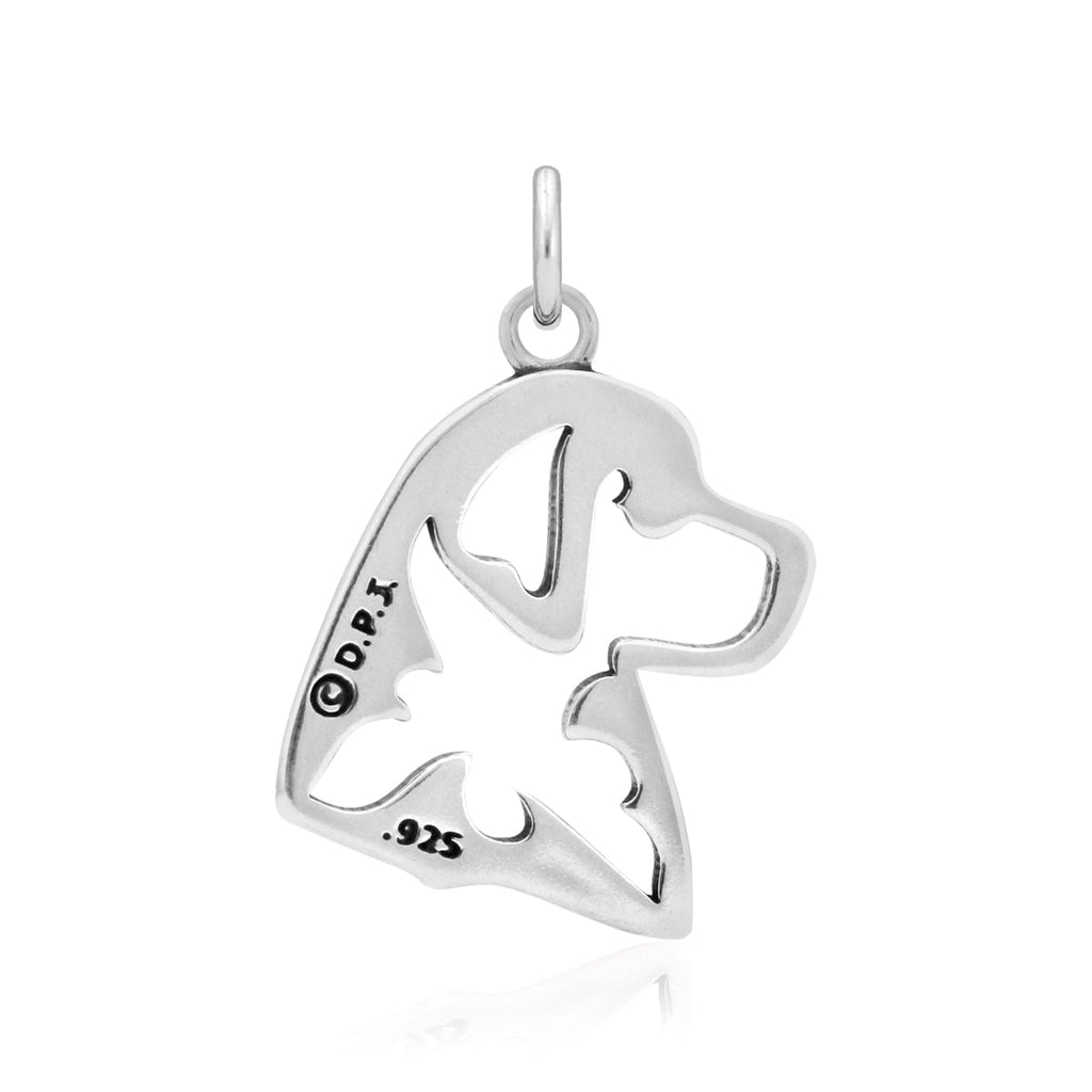 Bernese Mountain Dog Necklace in Sterling Silver