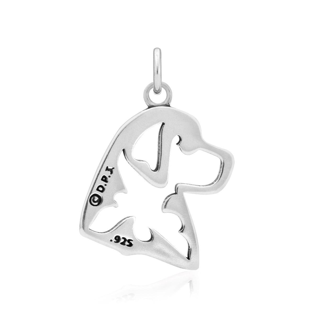 Bernese Mountain Dog Necklace in Sterling Silver