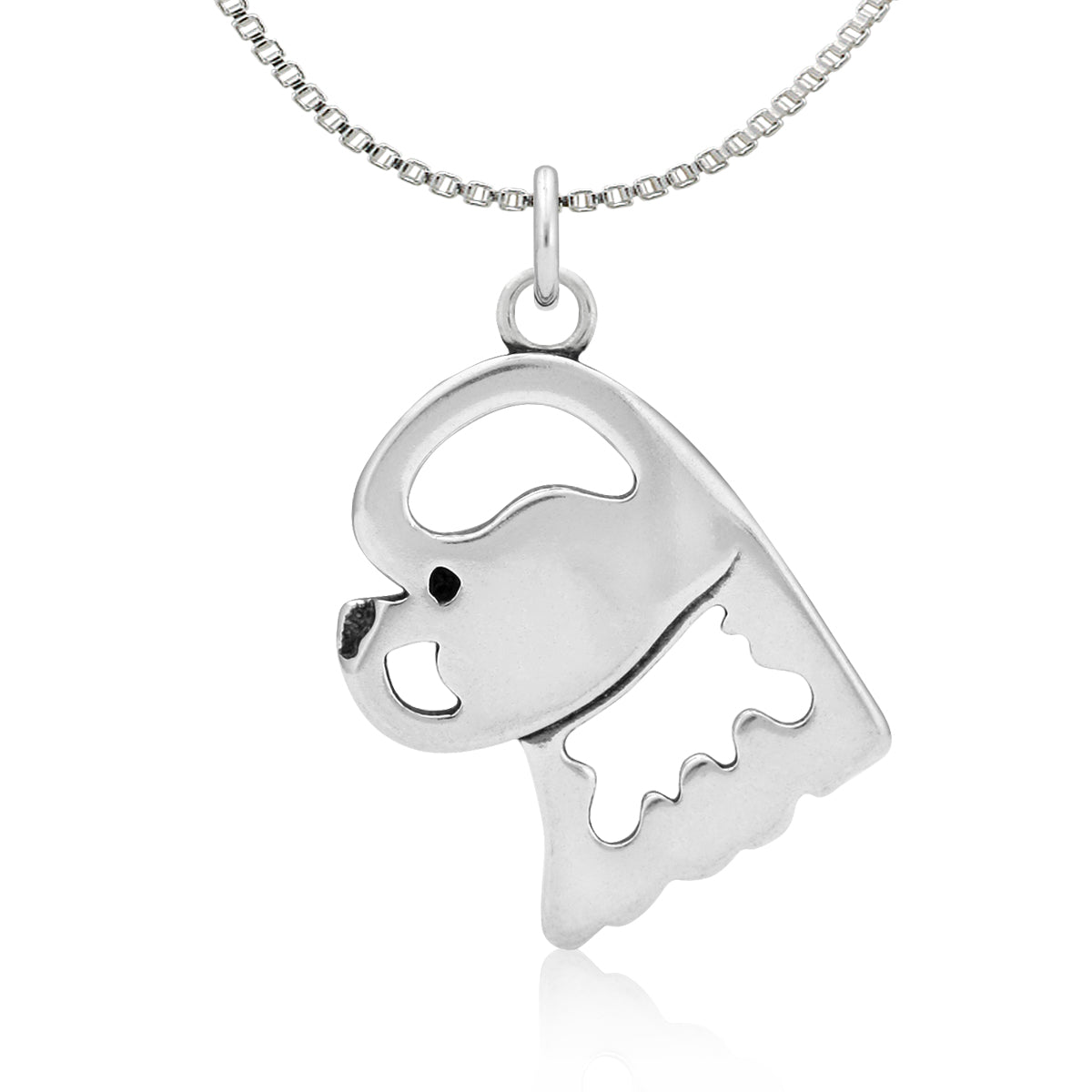 Bichon Frise Necklace in Sterling Silver