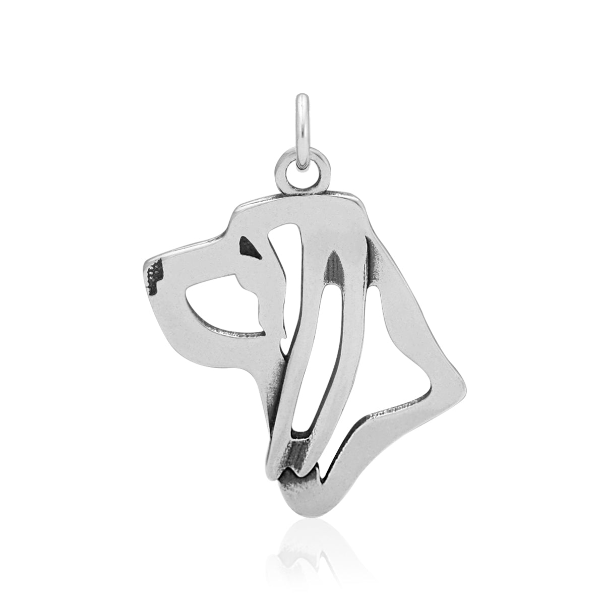 Bloodhound Necklace in Sterling Silver