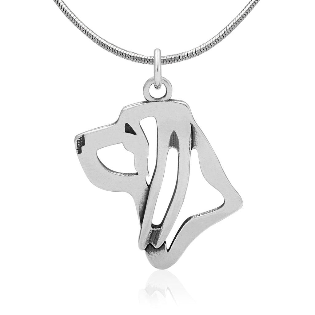 Bloodhound Necklace in Sterling Silver