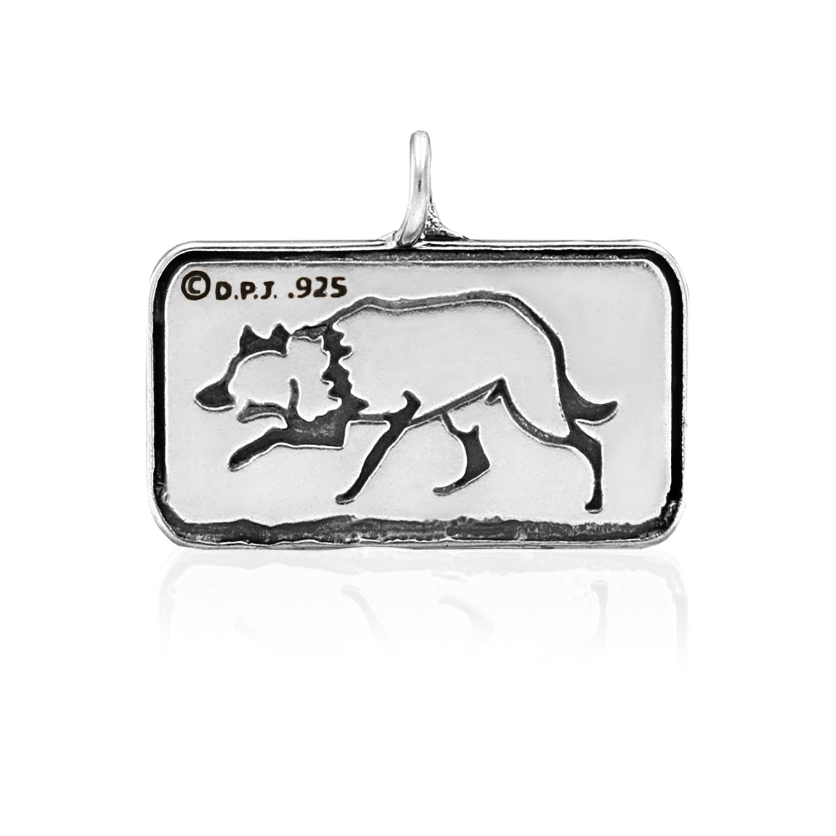 Border Collie Necklace Gifts in Sterling Silver