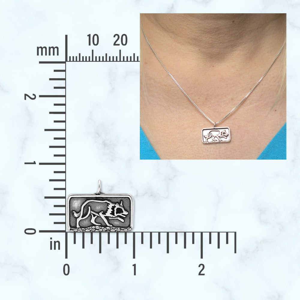 Border Collie Necklace Gifts in Sterling Silver