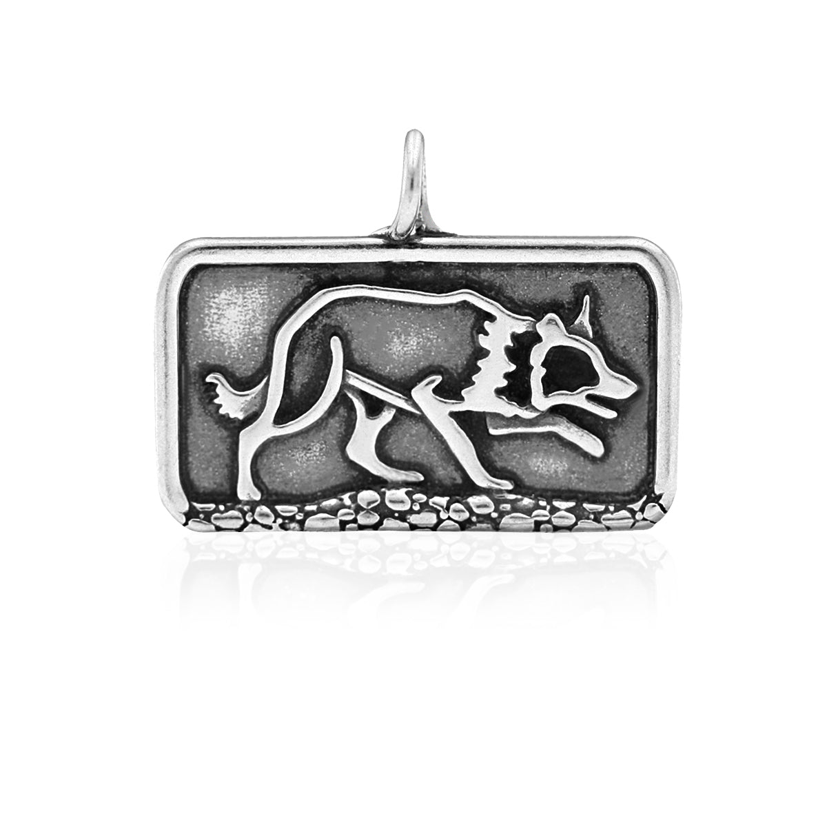 Border Collie Necklace Gifts in Sterling Silver