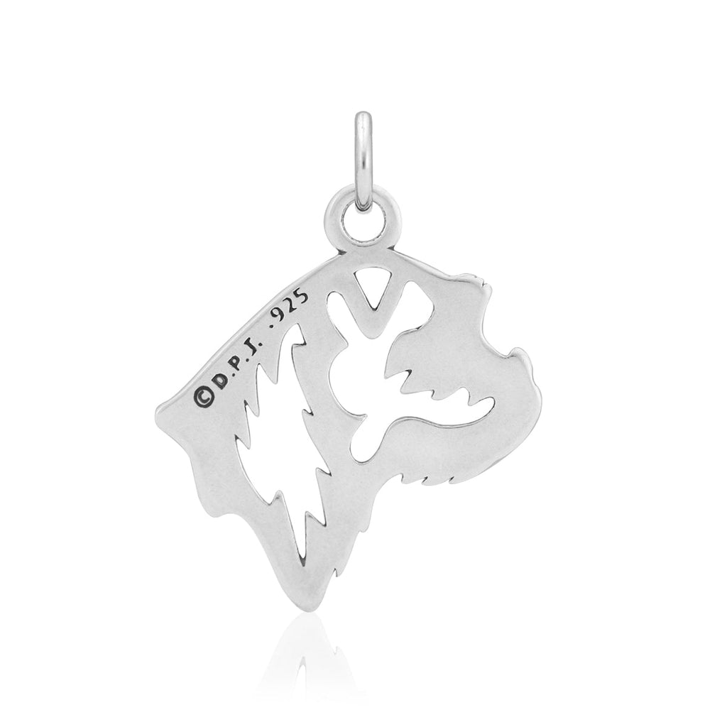 Border Terrier Necklace in Sterling Silver