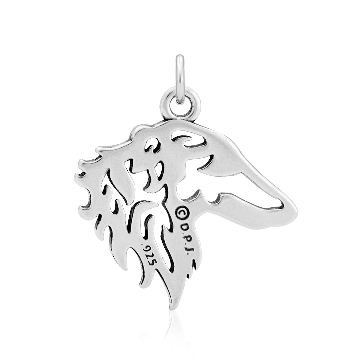 Borzoi Necklace in Sterling Silver