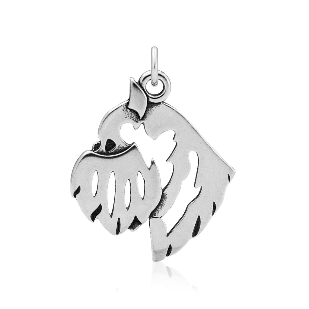 Brussels Griffon Necklace in Sterling Silver
